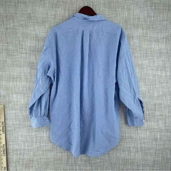 Ralph Lauren Shirt Button Down Long Sleeve Mens Size 16.5 blue 0007 - Picture 3 of 8